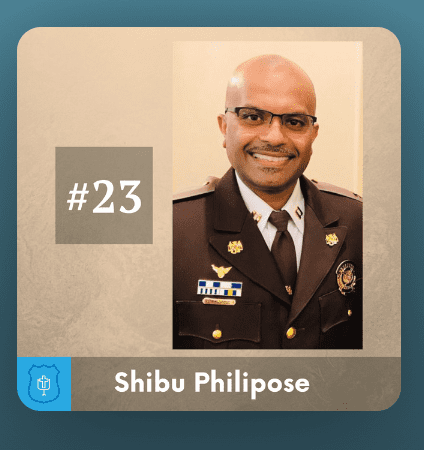 Episode #23 - Shibu Philipose: Family, Calling, & A Career In Law Enforcement episode of George Mathew